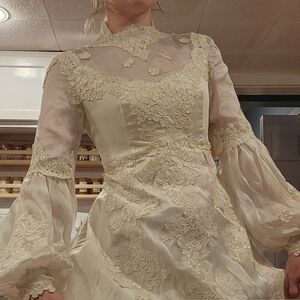 Vintage Wedding Dress Made In The USA By The Womens Union